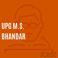 Upg M.S. Bhandar Middle School Logo