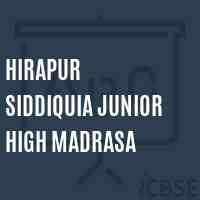 Hirapur Siddiquia Junior High Madrasa School Logo
