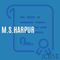 M.S.Harpur Middle School Logo