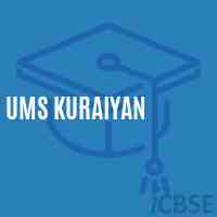 Ums Kuraiyan Middle School Logo