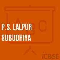 P.S. Lalpur Subudhiya Primary School Logo