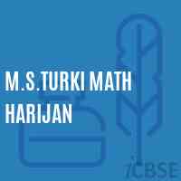 M.S.Turki Math Harijan Middle School Logo