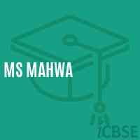 Ms Mahwa Middle School Logo