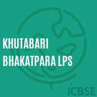 Khutabari Bhakatpara Lps Primary School Logo