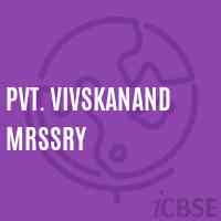 Pvt. Vivskanand Mrssry Primary School Logo