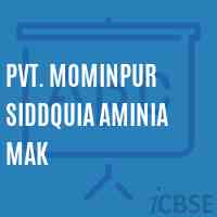 Pvt. Mominpur Siddquia Aminia Mak Primary School Logo