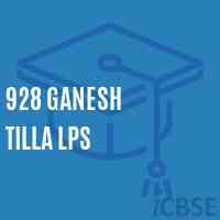 928 Ganesh Tilla Lps Primary School Logo