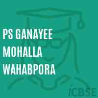 Ps Ganayee Mohalla Wahabpora Primary School Logo