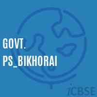 Govt. Ps_Bikhorai Primary School Logo