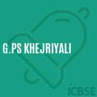 G.Ps Khejriyali Primary School Logo