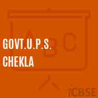Govt.U.P.S. Chekla Middle School Logo