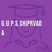 G.U.P.S.Chiprvada Middle School Logo