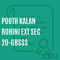 Pooth Kalan Rohini Ext Sec 20-Gbsss High School Logo