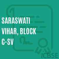 Saraswati Vihar, Block C-SV Senior Secondary School Logo