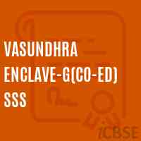 Vasundhra Enclave-G(Co-ed)SSS High School Logo