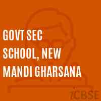 Govt Sec School, New Mandi Gharsana Logo