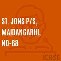 St. Jons P/S, Maidangarhi, ND-68 Primary School Logo