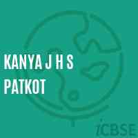 Kanya J H S Patkot Middle School Logo
