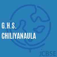 G.H.S. Chiliyanaula Secondary School Logo