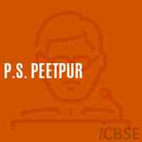 P.S. Peetpur Primary School Logo