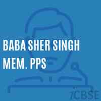 Baba Sher Singh Mem. Pps Primary School Logo