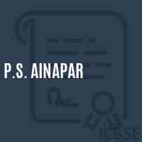 P.S. Ainapar Primary School Logo