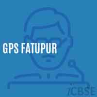 Gps Fatupur Primary School Logo