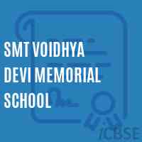 Smt Voidhya Devi Memorial School Logo