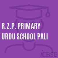 R.Z.P. Primary Urdu School Pali Logo
