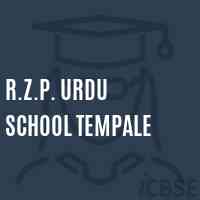 R.Z.P. Urdu School Tempale Logo