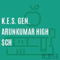 K.E.S. Gen. Arunkumar High Sch High School Logo