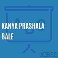 Kanya Prashala Bale Secondary School Logo