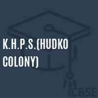K.H.P.S.(Hudko Colony) Middle School Logo