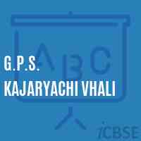 G.P.S. Kajaryachi Vhali Primary School Logo