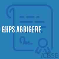 Ghps Abbigere Middle School Logo