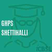 Ghps Shettihalli Middle School Logo