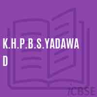 K.H.P.B.S.Yadawad Middle School Logo