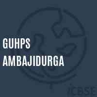 Guhps Ambajidurga Middle School Logo