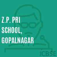 Z.P. Pri School, Gopalnagar Logo
