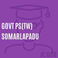Govt Ps(Tw) Somarlapadu Primary School Logo