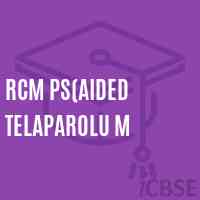 Rcm Ps(Aided Telaparolu M Primary School Logo