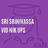 Sri Srinivassa Vid Nik Ups Middle School Logo