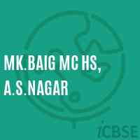 Mk.Baig Mc Hs, A.S.Nagar Secondary School Logo
