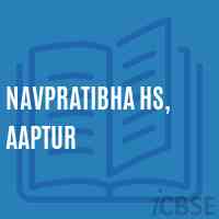 Navpratibha Hs, Aaptur Secondary School Logo