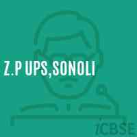 Z.P Ups,Sonoli Middle School Logo