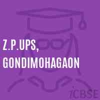 Z.P.Ups, Gondimohagaon Middle School Logo