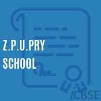 Z.P.U.Pry School Logo