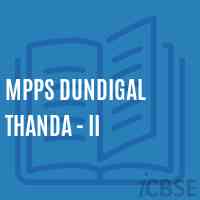 Mpps Dundigal Thanda - Ii Primary School Logo
