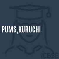 Pums,Kuruchi Middle School Logo