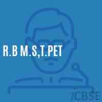 R.B M.S,T.Pet Middle School Logo